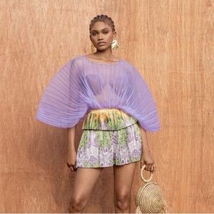 [SOLD](RARE) Andrea Iyamah AKACIA PLEATED SHORTS